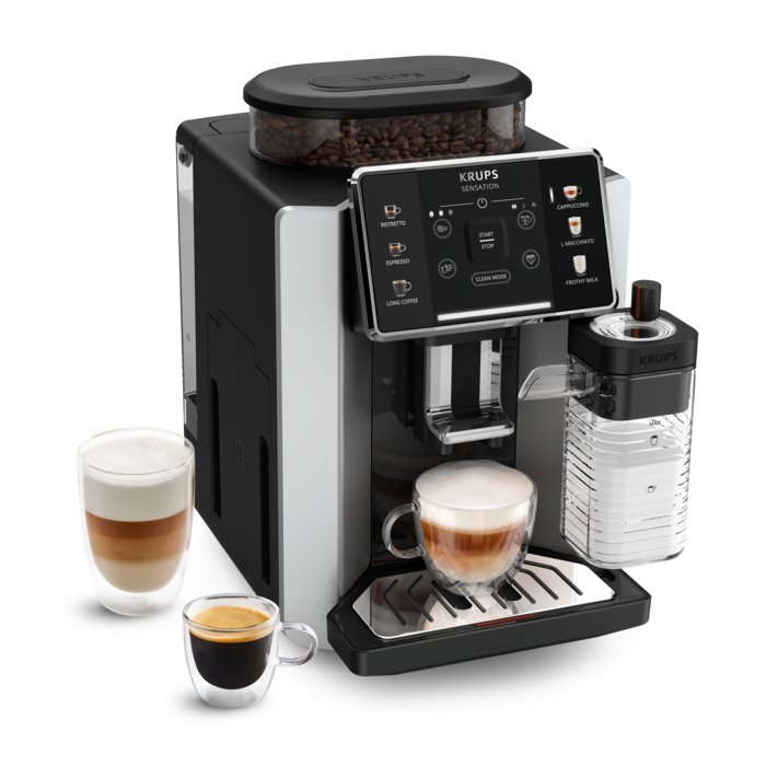 Cafeteras Krups: superautomática compacta con dos tazas