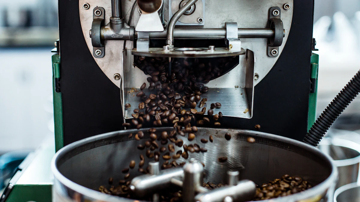 Molinillos de café: granos recién molidos